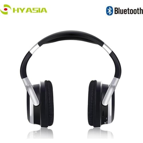 HYASIA Free Shipping Wireless Headphone Bluetooth 4.2 Headset Support TF FM With Mic Computer Earphone USB for Mobile phone PC