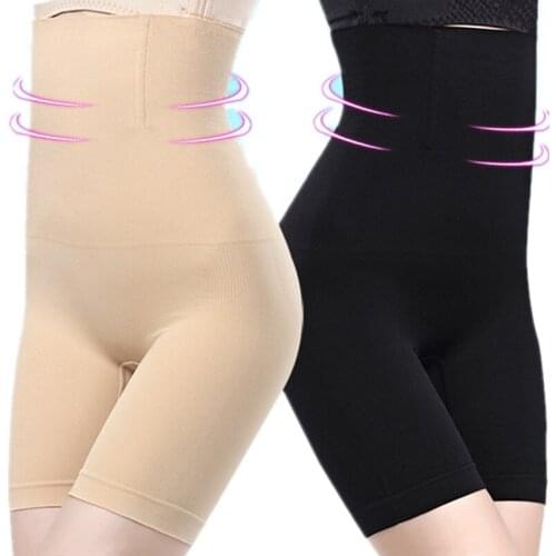 Plus Size S-4XL High Waist Women Shaping Panties Breathable Body Shaper Slimming Tummy Underwear panty shapers modeling strap