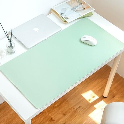 Large Size Mousepad Resting Surface Protective Dining Desk Writing Mat Easy Clean PU Leather Desk Keyboard Anti-Slip Mat Pad