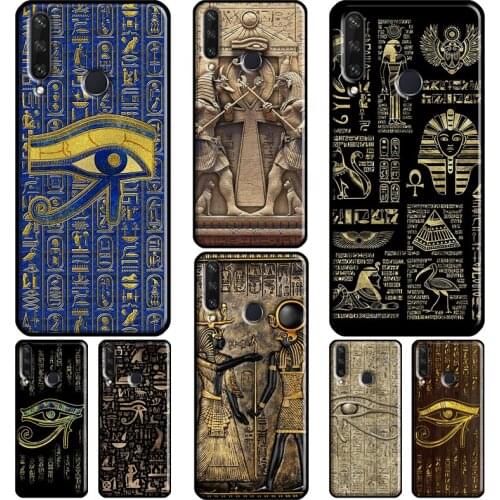 Sacred Eye of Horus Egypt Fresco For Huawei Nova 5T 3i 2i Y7A Y6P Y5P 2020 Y3 II Y5 Y6 Y7 2017 2018 Y9 Prime 2019 Case
