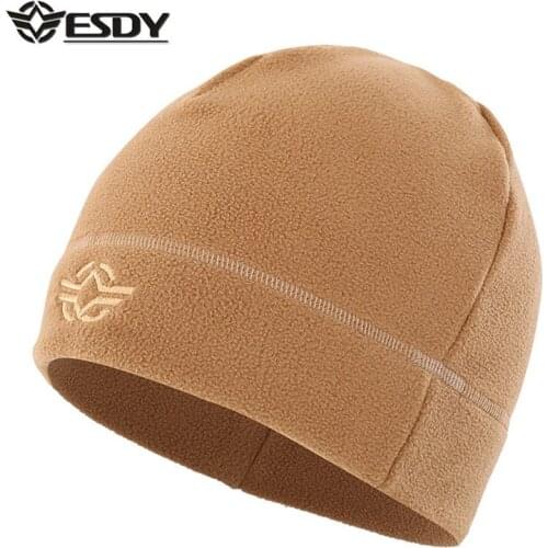 Outdoor Windproof Beanie Cap Winter Autumn Fleece Tactical Hiking Fishing Cycling Hunting Cap Warm Skull Hat For Men And Women