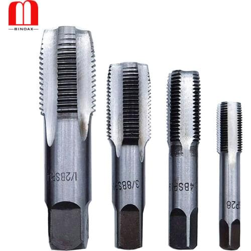 BINOAX BSP Taper Pipe Tap Metal Screw Thread 1/8" 1/4" 3/8" 1/2" 3/4"