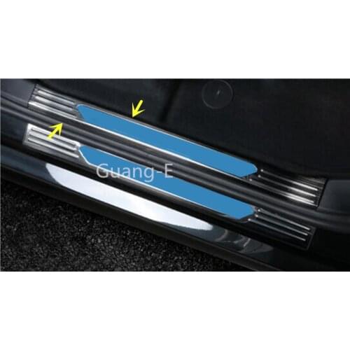 For BMW X5 XDrive G05 2019 2020 2021 Car Stainless Steel Pedal Door Sill Scuff Plate Inside Cover Threshold 4pcs