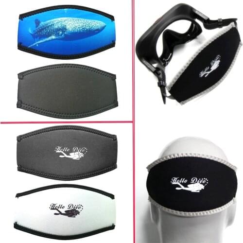 Neoprene Soft Scuba Diving Mask Strap Cover Swimming Surfing Dive Snorkeling Hair Strap Cover Wrapper Replacement