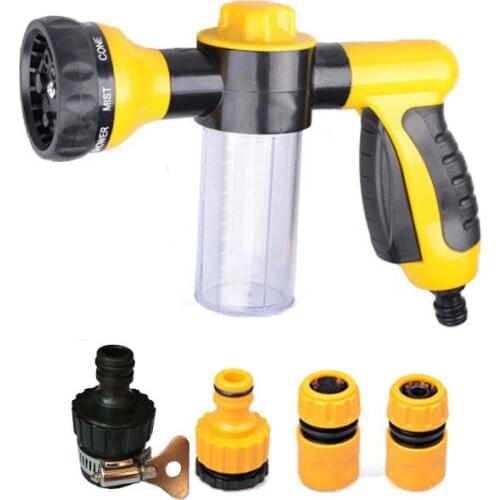 Foam Sprayer Garden Hose Attachment Sprayer Nozzle With 100ml Soap Fertilizer Tank For Car Washing Plant Feeding