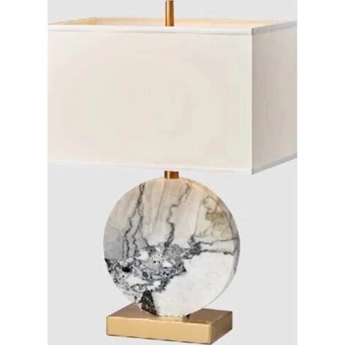 Modern nordic led stone tafellamp masa lambas bedside lamp living room lamp dining room lamp
