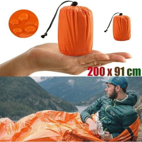 Emergency Survival Camping Sleeping Bag Foil Thermal Space First Aid First Aid Sleeping Bag Film For Outdoor Hiking Camping