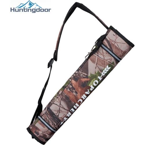Arrow Quiver Bag Oxford Cloth Archery Bow Arrow Waist Hanging Adjusted Belt Arrow Holder Pouch for Hunting Shooting