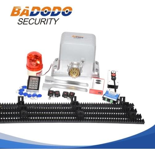 KMP202 1800KG electric opener operator automatic sliding door gate opener motor with 6m or 7m nylon rail rack