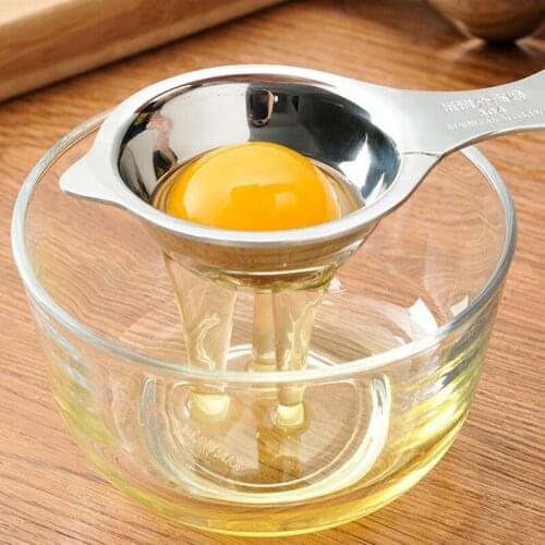 New Egg White Separator Tools Eggs Yolk Filter Gadgets Kitchen Accessories Separating Funnel Spoon Egg Divider Tool