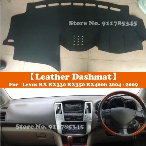 Suede Leather Dashmat Accessories Car-Styling Dashboard Covers Pad Sunshade For Lexus RX RX330 RX350 RX400h 2004 2005 2006-2009