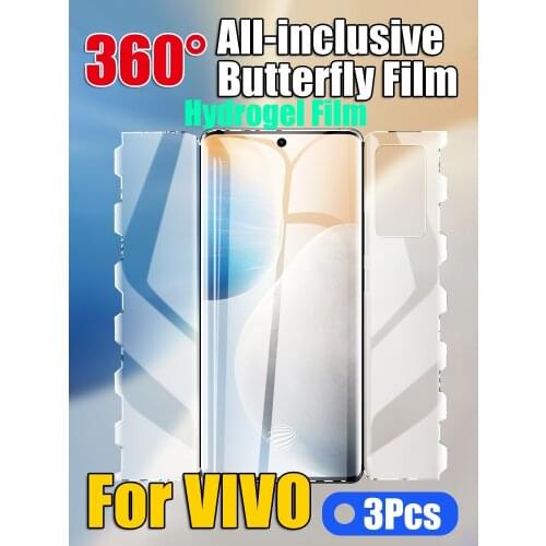 Full Coverage X60 ProPlus Butterfly Screen Protector For VIVO X50 Pro Plus Front Back Hydrogel Film Nex 3s IQOO NEO5 Soft
