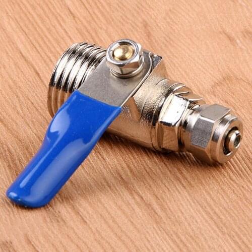 1/2 to 1/4 Inch Ro Power Filter Water Adapter Ball Control Valve Tap Reverse Switch Faucet metal ball valve Hardware Parts #110
