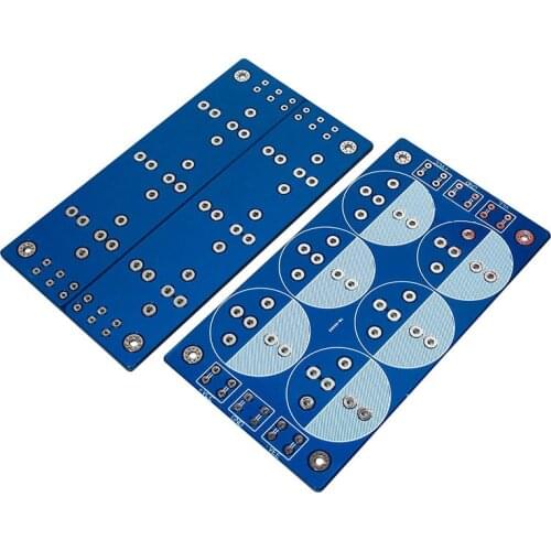 1PCS Power Supply Rectifier Filter Bare PCB Board Support 10mm 22mm pitch Capacitors EL12