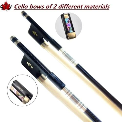 New cello bow.strong black Carbon fiber CELLO bow 4/4,ebony frog