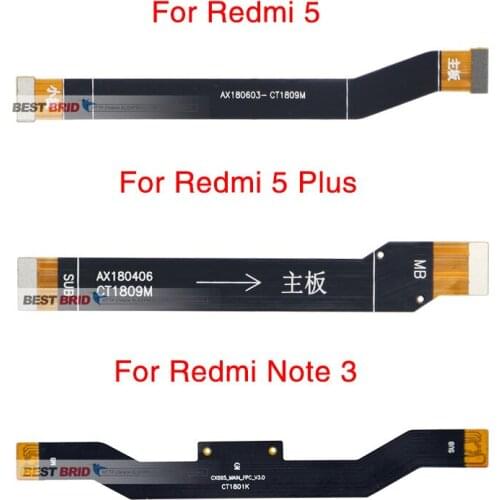 1pcs New Replacement For Xiaomi Redmi 2 3S 4A 4X 5A 6 Plus Pro Main Motherboard Connector LCD Display Flex Ribbon Assembly
