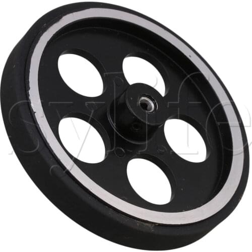 Aluminum Encoder Wheel Meter Wheel for Rotary Encoder 300mmx5mm w/Wrench