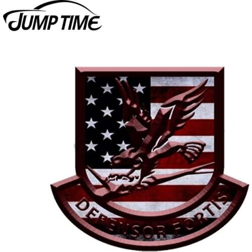 Jump Time 13 x 10cm For DEFENSOR FORTIS AMERICA Car Stickers Graffiti Decal Vinyl Car Wrap Waterproof Auto For JDM SUV RV