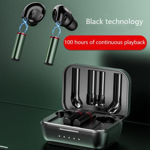 Wireless Bluetooth Headset Magnetic Suction Long Battery Life Bluetooth Headset In-ear Running Sports Noise-cancelling Headset