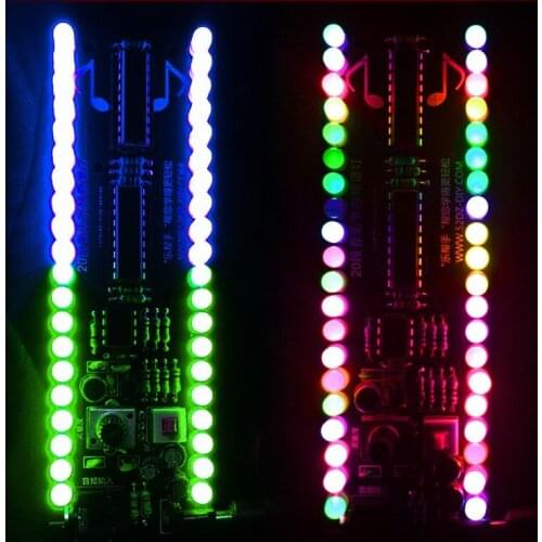 Wireless music led spectrum display kit electric learning kit science toy