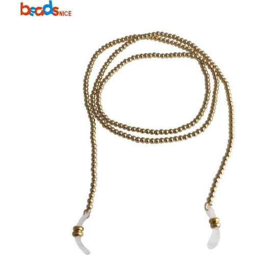 Beadsnice Gold Filled Beaded Eyeglass Chain For Men Women Sunglasses Chain Reading Glasses Chain Glasses Holder 39912