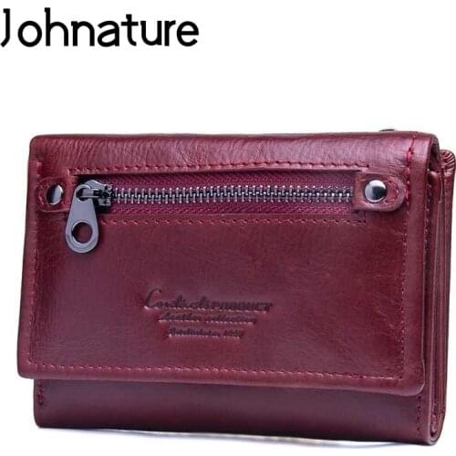 Johnature Women's Wallets With Clasp
