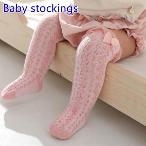 3 Pairs/lot Spring Summer Thin Mesh Baby Socks Newborn Baby Stockings Princess Cotton Socks Boys Girls 0-5 Years Old Optional