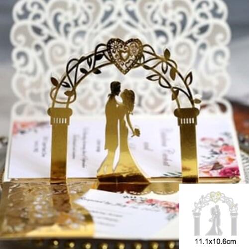 MT Craft Metal Cutting Dies Couple Wedding Dies Scrapbook Photo Album Decorative Embossing Stencil Paper Card Crafts Die Cuts
