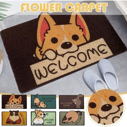 Cartoon Camper Carpet Bathroom Entrance Doormat Bath Indoor Floor Rugs Absorbent Mat Anti-slip Kitchen Rug for Home Decorative