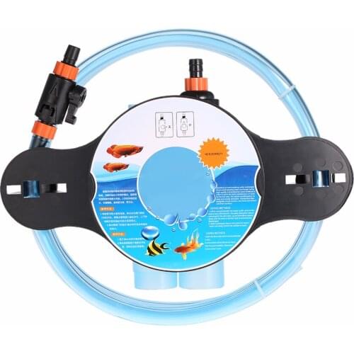 Aquarium Fish Tank Gravel Cleaner Water Changer Washer Siphon Cleaning And Filling Acuarios Aquarium Cleaning Tools With Switch
