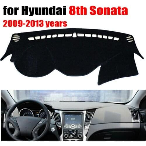 Car dashboard covers mat for Hyundai 8th Sonata 2009-2013 Left hand drive dashmat pad dash cover auto dashboard accessories