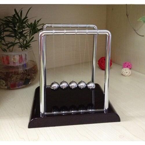 Early Fun Toy Pendulum Development Educational Desk Toy Gift Cradle Steel Balance Ball Physics Science