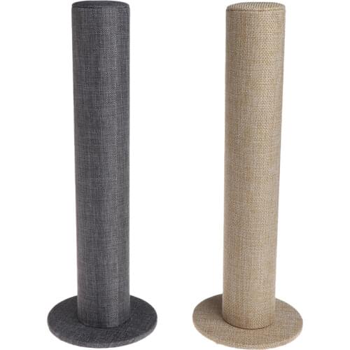 Y1UE Jewelry Display Rack Bracelet Bangle Watch Stand Holder Cylinder Storage Linen