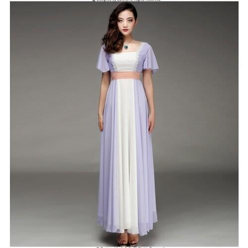 Titanic Rose White Dress Fashion Women Lady Tailed Party Lolita Cosplay Costume