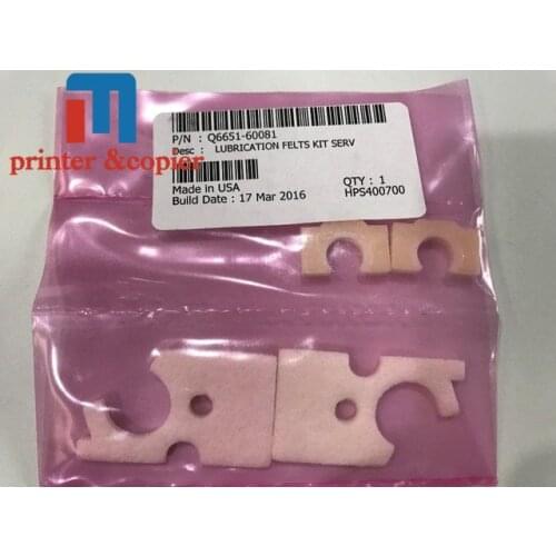 2* Q6651-60081 Lubrication Felts Kit For HP DJ Z6100 L25500 L26500 L28500 Spare parts