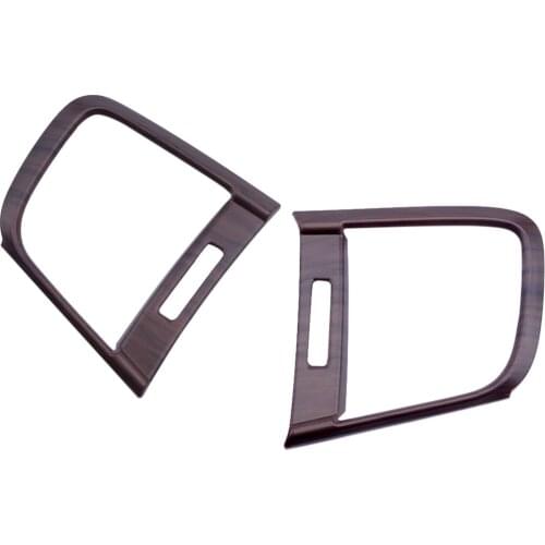 2Pcs Peach Wood Grain Car Side Air Vent Outlet Cover Trim Moulding ABS Fit for Honda CRV 2017 2018 2019