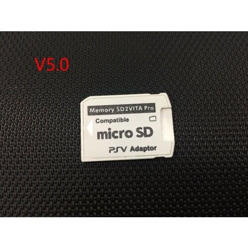 20pcs V5.0 sd2vita for psvita psv 1000 2000 memory game card to tf sd card slot adapter