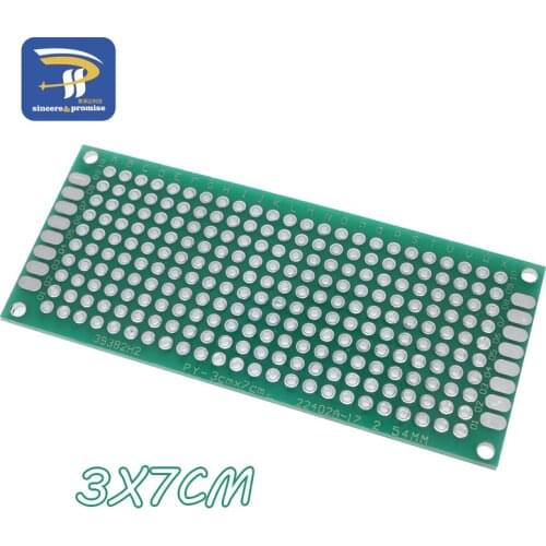 5pcs 3x7cm 3*7 Double Side Prototype PCB Universal Printed Circuit Board