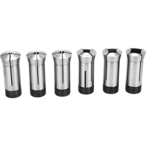 Collet 6pcs 5C Square Collet Set For CNC Milling Lathe Tool 1/2'' 1/4'' 3/4'' 3/8'' 5/8'' 5/16'' New