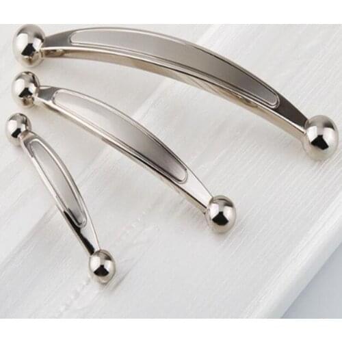 Free shipping 96mm Gold durable furniture handle 64mm Arched Handle 128mm Kitchen Cabinets Pulls cupboard 128mm cup shell ha