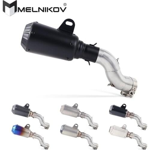 Free Shipping Motorcycle Exhaust Middle Pipe Muffler Pipe Tube Slip On For Kawasaki Z900 Ninja900 Z 900 2017 - 2020 Exhaust