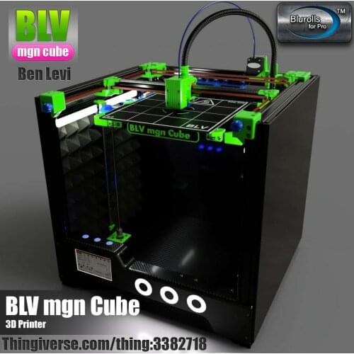 Duty-Free BLV MGN Cube 3d printer full kit no including printed parts 365mm/465mm/665mm Z axis height blv 3d printer kit