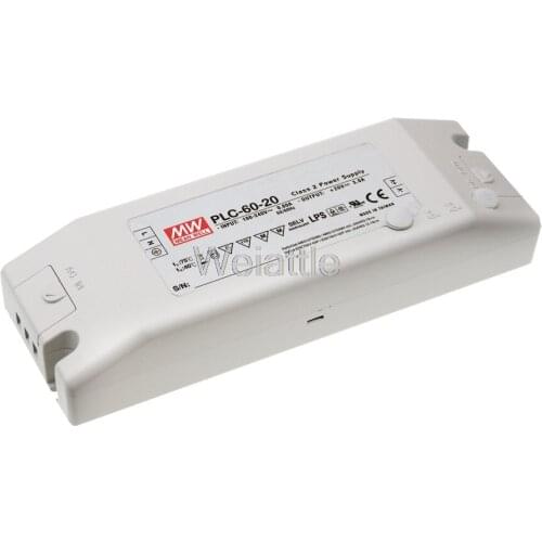 MEAN WELL original PLC-60-48 48V 1.3A meanwell PLC-60 48V 62.4W Single Output LED Power Supply