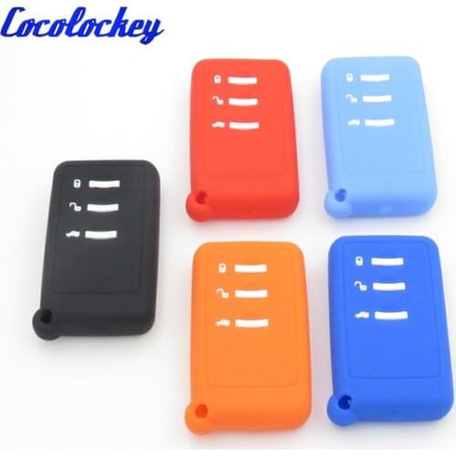 Cocolockey Case Key Silicone Car Key Cover for Subaru Forester Impreza Legacy XV Smart Key Fob Car Styling 3Buttons 2pcs/lots