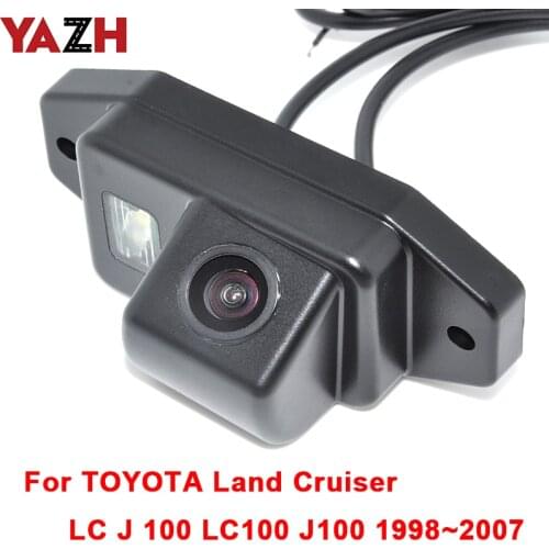 YAZH HD CCD Night Vision Backup Camera For TOYOTA Land Cruiser LC J 100 LC100 J100 98~07 Reverse Waterproof Car Rear View Camera