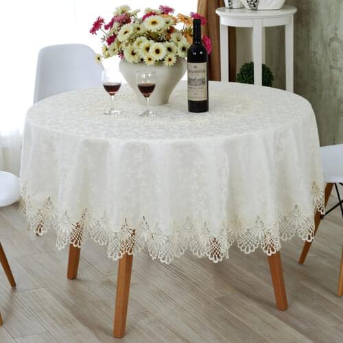 European table cloth Lace tablecloth Round table cover Home Decorative nappe de table rectangulaire elegant dining Table towel