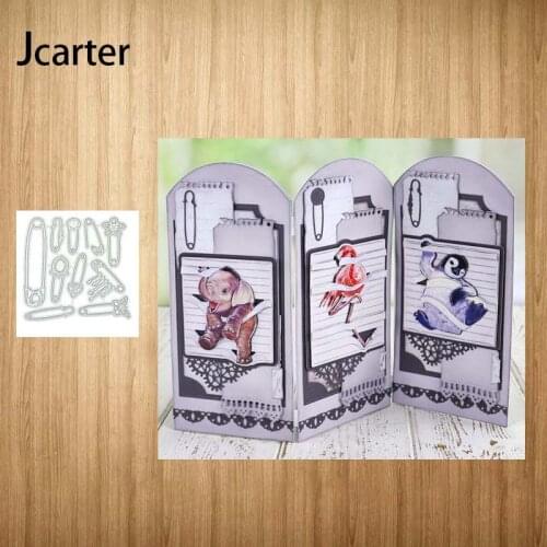 2021 New Design Metal Cutting Dies Paper Clip Craft for Scrapbooking Handmade Knife Mould Blade Punch Stencils Dies Cut Model