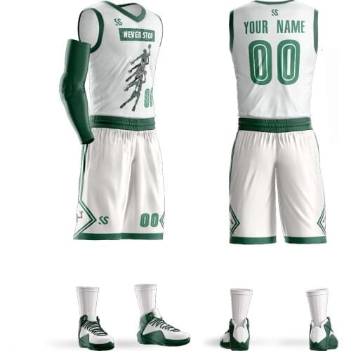 Wholesale Customize Basketball Jerseys Sets Free print Number Youth and Adult Uniform jerseys Custom LOGO Make Size 6XL