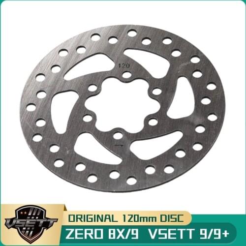 Original 120mm Disc Brake Rotor for VSETT 9 9+ ZERO 8X 9 Electric Scooter Universal Brake Disc
