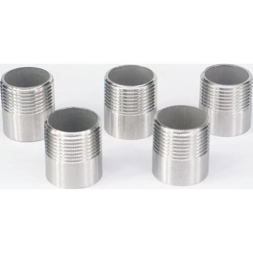 LOT 5 3/4" BSP Male Thread 304 Stainless Steel Pipe Fitting Weld Nipple Coupling Connector for water oil air